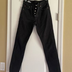 Levi’s 501 skinny black jeans